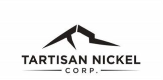 RETRANSMISSION: Tartisan Nickel Corp. Intersects 11.0 Metres of 1.05% Ni, 0.33% Cu Including 2.0 Metres of 4.79% Ni, 1.25% Cu at the Kenbridge Nickel-Copper-Cobalt Project, Northwestern Ontario